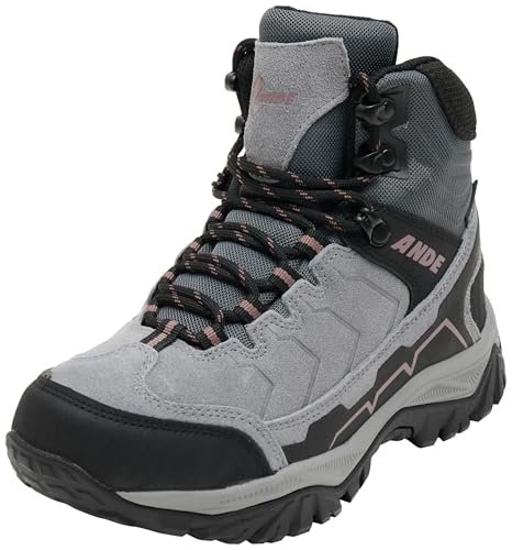 Ande Hiker High WP damskie buty trekkingowe, 37 EU, Jasnoszary Malva, 37 EU