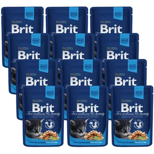 BRIT Cat Kitten Kurczak 12x100g - Mokra karma dla kotów - miniaturka - grafika 1