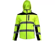 Odzież robocza - LAHTI PRO Kurtka robocza Softshell ostrzegawczy z odpinanymi rękawami roz L L4091903 LPL4091903 - miniaturka - grafika 1