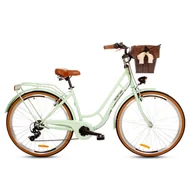 Rowery - Rower miejski GOETZE Retro 28 7B Shimano kosz - miniaturka - grafika 1