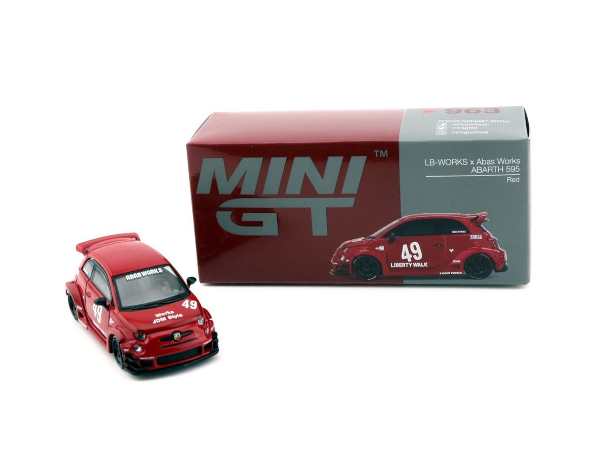 MINI GT LB-Works x Abas Works Fiat ABARTH 595 LHD MGT00963-L MiniGT