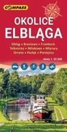 Obcojęzyczne przewodniki, mapy i atlasy - Mapa turystyczna - Okolice Elbląga - książka - miniaturka - grafika 1