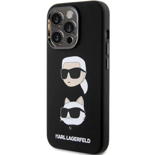 Karl Lagerfeld KLHCP15LSDHKCNK iPhone 15 Pro 6.1" czarny/black Silicone Karl&Choupette Head - Etui i futerały do telefonów - miniaturka - grafika 12