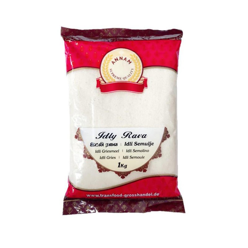 Semolina ryżowa Annam Idly Rava 1 kg - do idli i dosa puszysta struktura