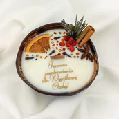 Świece - Świeca w kokosowej skorupie dla wyjątkowej osoby - miniaturka - grafika 1