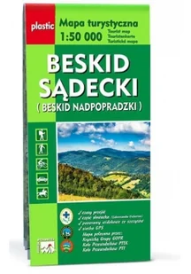 Agencja Wydawnicza WIT  Mapa turystyczna Beskid Sądecki 1:50 000 WIT - Atlasy i mapy - miniaturka - grafika 2