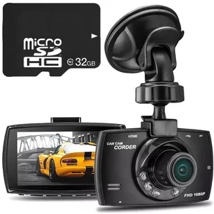 WIDEOREJESTRATOR REJESTRATOR JAZDY KAMERA KAMERKA SAMOCHODOWA FHD SD 32 GB - Wideorejestratory - miniaturka - grafika 1