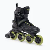 Rolki - Rolki męskie Roces Warp Thread TIF black/olive green - miniaturka - grafika 1