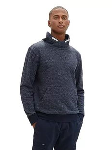 TOM TAILOR Bluza męska, 19024 - Sky Captain Blue White Melange, XL - Bluzy męskie - miniaturka - grafika 1