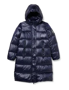 Armani Exchange Damska koszulka z logo na dole, z naszywką, bardzo mała - Koszulki i topy damskie - miniaturka - grafika 1