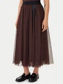 Spódnice - JOOP! Spódnica tiulowa 58 252S58Fridi 30046657 Brązowy Regular Fit - miniaturka - grafika 1
