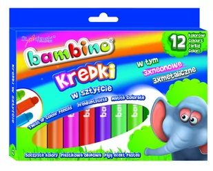 Kredki W Sztyfcie Bambino 12 Kolorów - Przybory szkolne - miniaturka - grafika 1
