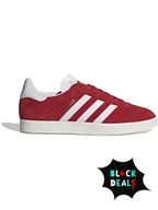 Trampki męskie - adidas Skórzane sneakersy "Gazelle" w kolorze czerwono-białym - miniaturka - grafika 1