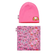 Czapki dla dzieci - Komplet czapka i komin Peppa Pig ACCCS-AW24-112PP Różowy - miniaturka - grafika 1