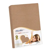 Prześcieradła - Bellatex Prześcieradło frotte Kamilka orzechowy, 200 x 220 cm, 200 x 220 cm - miniaturka - grafika 1