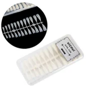 Sztuczne paznokcie i akcesoria - Tipsy szpic kieszonka mleczne 240 szt. model PH-27 - miniaturka - grafika 1