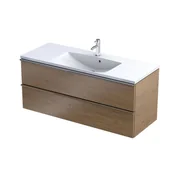 Szafki łazienkowe - Szafka łazienkowa pod umywalkę Oristo Etna Uni 120 cm jasne drewno OR52-SD2S-120-78 - miniaturka - grafika 1