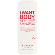 Szampony do włosów - Eleven Australia, I Want Body Volume Shampoo Szampon Nadający Objętości, Zapobiega Blaknięciu, Dodaje Blasku, 300 Ml - miniaturka - grafika 1
