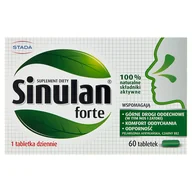 Suplementy diety - Walmark Sinulan Forte 60 Tabletek - miniaturka - grafika 1