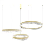 Lampy sufitowe - Preciosa lampa wisząca 3xLED/158W złota ML1001 - miniaturka - grafika 1