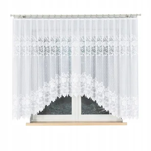 FIRANKA GOTOWA ŻAKARDOWA 17480 DEMETRIA ŁUK 160X500 FIRANA - Firany - miniaturka - grafika 1