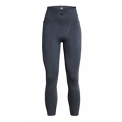 Legginsy - Damskie legginsy treningowe Under Armour Project Rock Let's Go Grind Ankle Leggings - szare - miniaturka - grafika 1