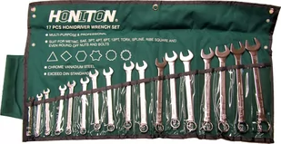 Honiton H0117 komplet kluczy płasko-oczkowych 6-22 mm 7 elementów - Klucze i nasadki - miniaturka - grafika 1