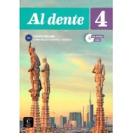Książki do nauki języka włoskiego - Birello Marilisa, Bonafaccia Simone, Bosc Franca, Al dente 4 Corso d&#039;italiano Libro dello studente + esercizi + CD Audio + DVD - miniaturka - grafika 1