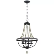 Lampy sufitowe - Nori żyrandol klasyczny brąz FE-NORI4-DWZ Feiss - miniaturka - grafika 1