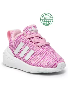 Buty dla dziewczynek - Adidas Buty Swift Run 22 El I GW8185 Różowy - grafika 1