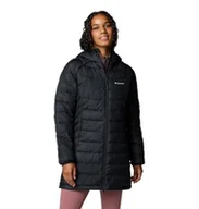 Kurtki damskie - Columbia Damska kurtka Powder Lite 2 Mid, czarna, XL - miniaturka - grafika 1
