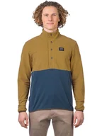 Odzież trekkingowa męska - Hannah Bluza polarowa "Mint" w kolorze musztardowo-niebieskim - miniaturka - grafika 1