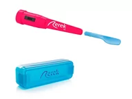 Gryzaki dla dzieci - Wibrator Logopedyczny REREK + 1 łyżeczka pod język do wywoływania głoski "r" - RÓŻOWY - miniaturka - grafika 1