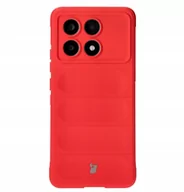 Etui i futerały do telefonów - Etui Bizon Case Tur do Xiaomi Poco X6 Pro, czerwone - miniaturka - grafika 1