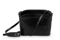 Torebki damskie - Torebka Skórzana Damska Vera Pelle Snello Czarna - miniaturka - grafika 1