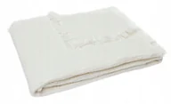 Koce i narzuty dla dzieci - Jollein - Kocyk Muślinowy Fringe 120 X 120 Cm Ivory - miniaturka - grafika 1
