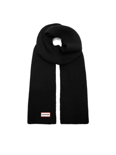Hunter Szalik HTR-U4-002-AW24 Czarny - Apaszki i szaliki męskie - miniaturka - grafika 1