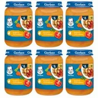 Dania dla dzieci - Gerber Obiadek spaghetti z kurczakiem dla niemowląt po 8 miesiącu zgrzewka 6 x 190 g - miniaturka - grafika 1