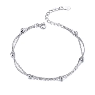 Bransoletka srebrna do CHARMS beads pr 925 - Bransoletki - miniaturka - grafika 1