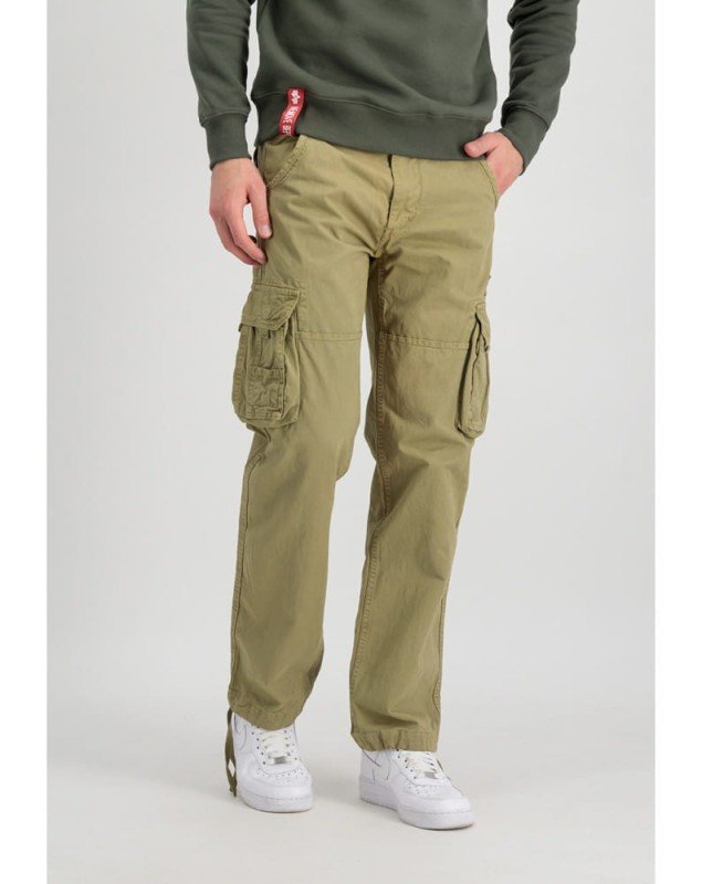 spodnie bojówki ALPHA INDUSTRIES - JET PANT LIGHT OLIV-29