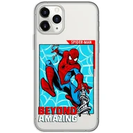 Etui i futerały do telefonów - ERT GROUP etui na telefon Iphone 11 PRO, case oryginalny i oficjalnie licencjonowany przez Marvel, wzór Spider Man 041, optymalnie dopasowane, plecki z TPU częściowo przeźroczyste - miniaturka - grafika 1