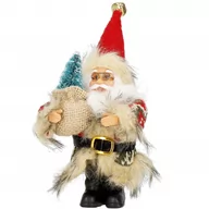 Ozdoby bożonarodzeniowe - Święty Mikołaj figurka bożonarodzeniowa 20 cm dekoracja świąteczna - miniaturka - grafika 1