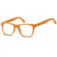 Okulary dla dzieci - Okulary dziecięce zerówki Nerdy AK48A pomarańczowe - miniaturka - grafika 1