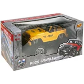 Zabawki zdalnie sterowane - Smily Play, Auto Rock Crawler R/C, Żółte, 1/36 - miniaturka - grafika 1