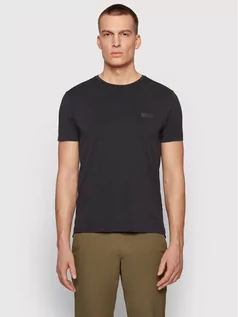 Koszulki męskie - Hugo Boss T-Shirt Teelux 50448694 Czarny Slim Fit - grafika 1