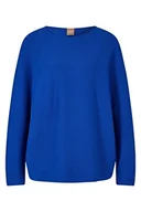 Swetry damskie - BOSS Damski sweter C_Falanda Sweater, Open Blue, XS - miniaturka - grafika 1