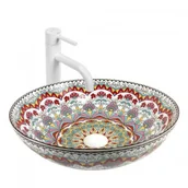 Umywalki - REA-U6031 Umywalka nablatowa Peru - miniaturka - grafika 1