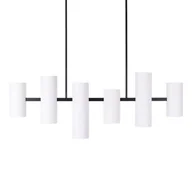 Lampy sufitowe - Jadalniana lampa wisząca Laxer P0504 Maxlight wielopunktowa tuby metal biały - miniaturka - grafika 1