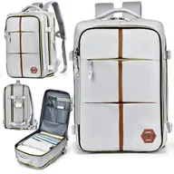 Plecaki szkolne i tornistry - RENEW FORCE Plecak Podróżny do Samolotu WizzAir Bagaż Podręczny na Laptopa Wodoodporny JO-BP-01 - miniaturka - grafika 1