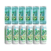 Soki i napoje niegazowane - Woda kokosowa COCONAUT MIX zestaw 12 x 320 ml - miniaturka - grafika 1